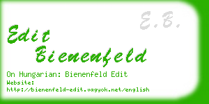 edit bienenfeld business card